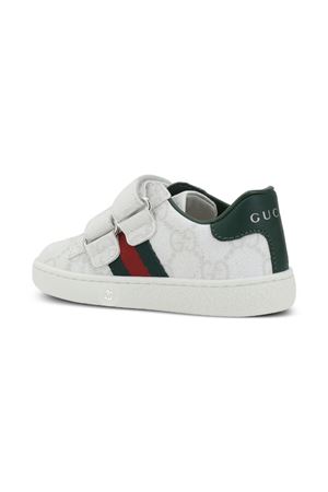 sneakers in pelle bianco GUCCI KIDS | 463088FAEG69048